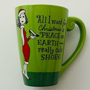 All I Want For Christmas Is.... Really Cute Shoes! Coffee Mug, HALLMARK EUC